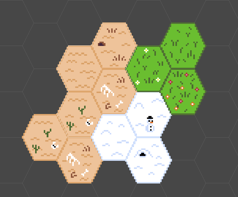 awesome hexes in tilemap